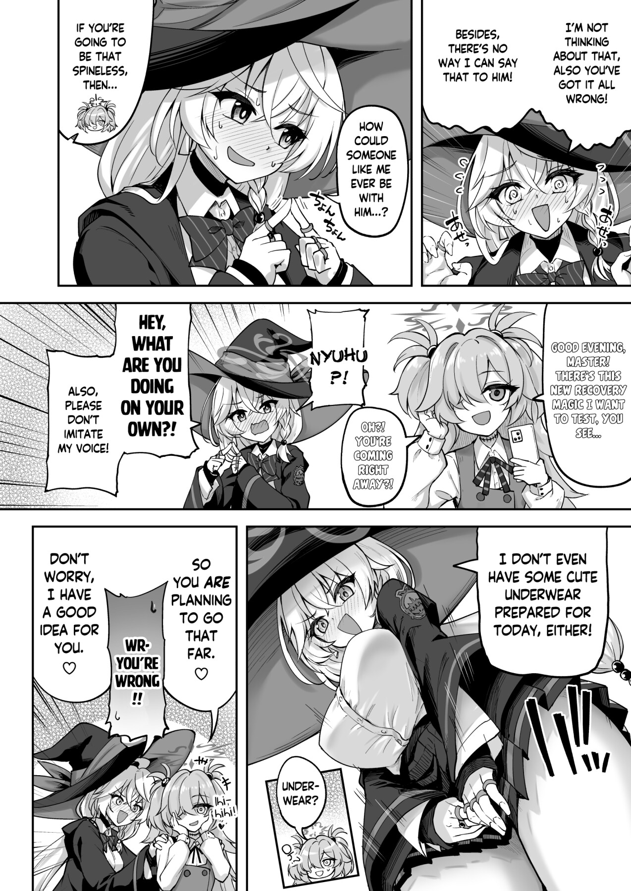 Hentai Manga Comic-It's A Spell That Will Fill Master With Vigor!-Read-4